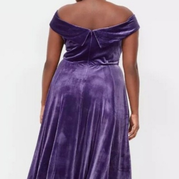 Purple Velvet Dress - Picture 6 of 6